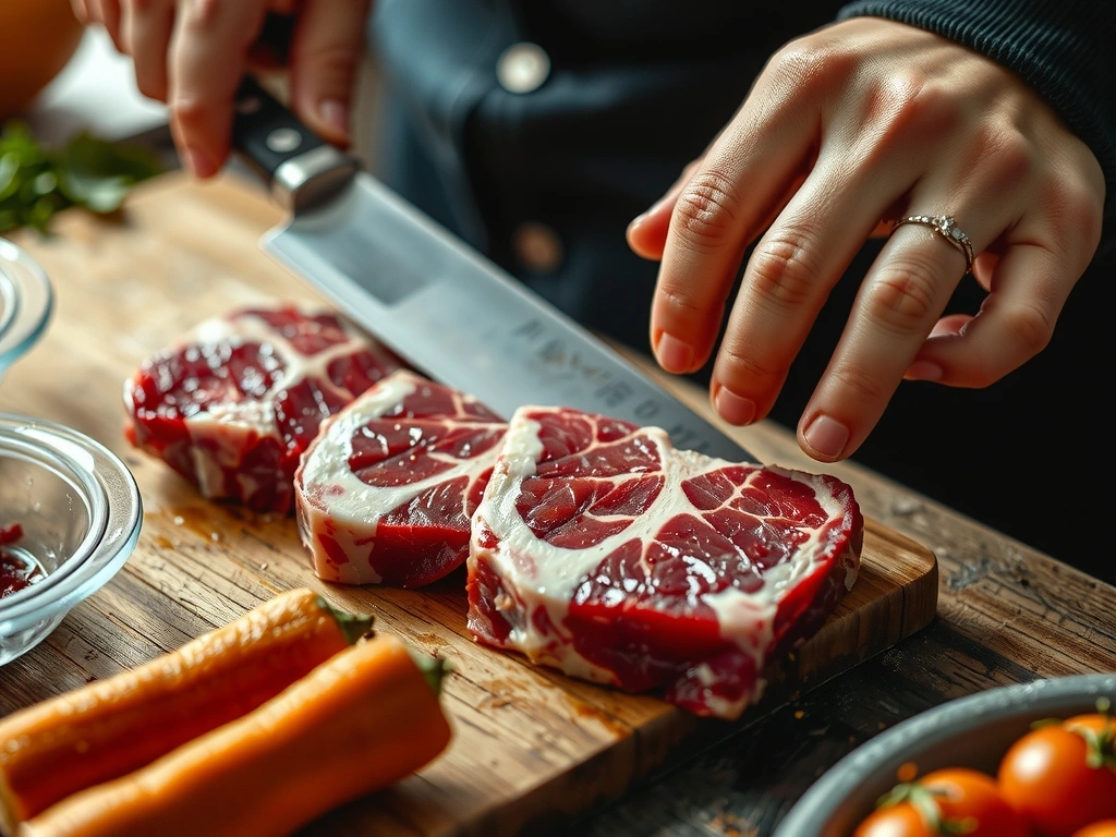 Técnica de corte de carne